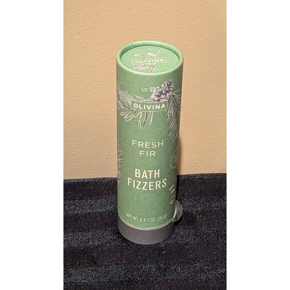 Olivina Fresh Fir Bath Fizzers 6 Pack - Picture 1 of 1